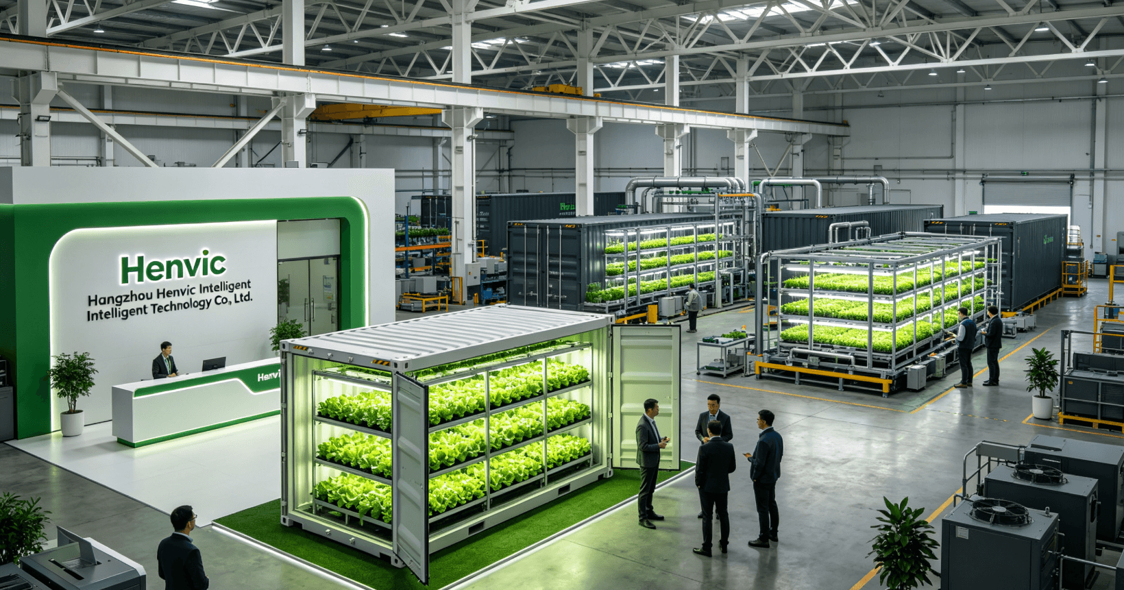 Projeto de cultivo de vegetal Yulancai em Hebei